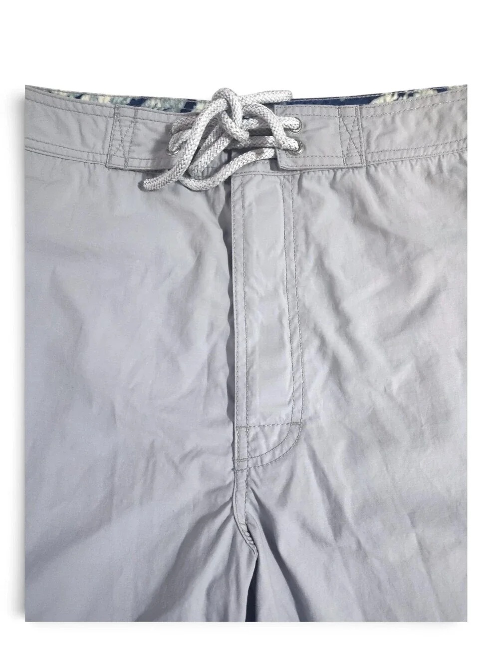 Vintage Banana Republic Board Shorts Mens 34 - Grey/Blue - Swim Trunks Summer